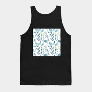 Elegant seamless pattern with flowers, vector illustration Tank Top